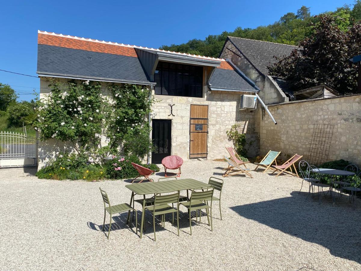 Studio Indre Climatise, La Halte De Cuze, Aux Abords De La Loire A Velo Huismes Ngoại thất bức ảnh